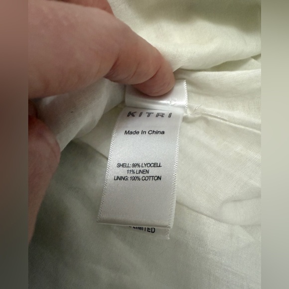 Kitri - Palm Springs Print - Tie Back Mini Dress - Pink Cadillac - US size 6 - Picture 10 of 15